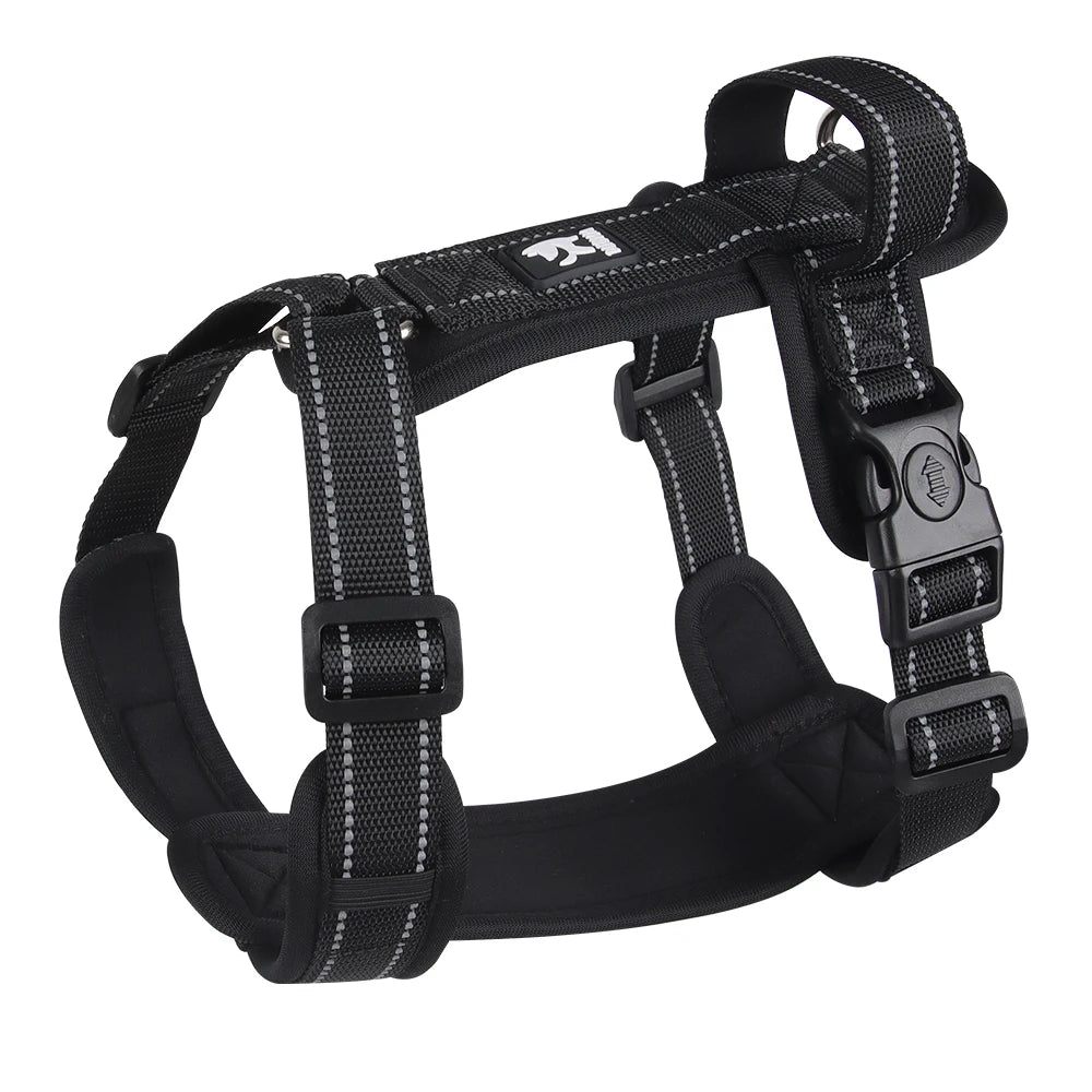 Pet Dog Harness with Handle for Medium Large Dogs French Bulldog Vest Harness Adjustable Puppy Chest Straps Labrador Dogs Collar