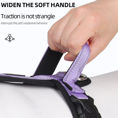 Pet Dog Harness with Handle for Medium Large Dogs French Bulldog Vest Harness Adjustable Puppy Chest Straps Labrador Dogs Collar