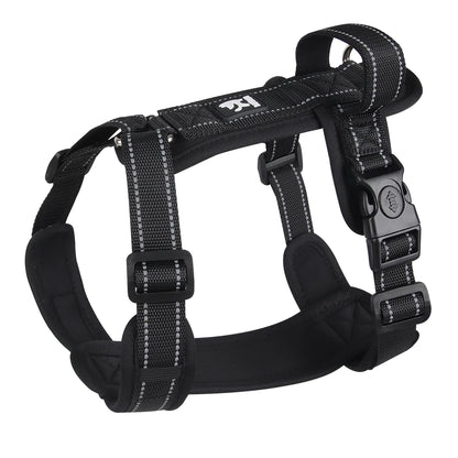 Pet Dog Harness with Handle for Medium Large Dogs French Bulldog Vest Harness Adjustable Puppy Chest Straps Labrador Dogs Collar
